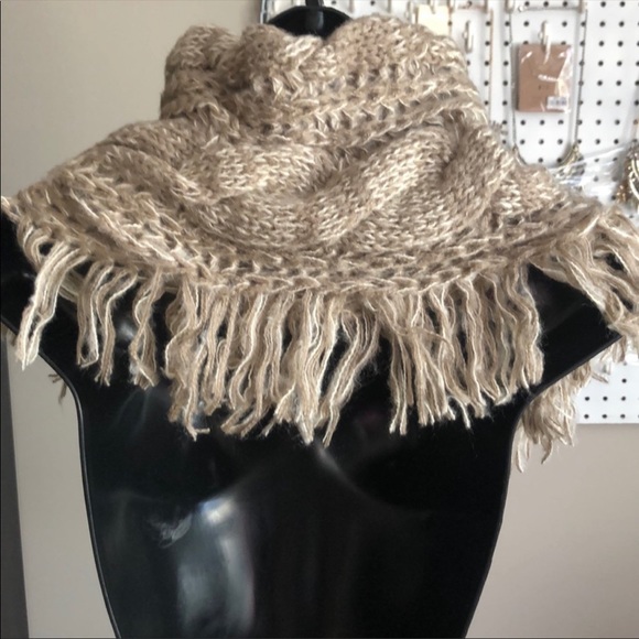 Mocha Fringe Infinity Scarf - Picture 3 of 3